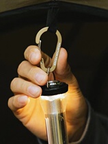 MOUNTAINFEVER outdoor tactical spray paint laser LOGO aluminum alloy light carabiner