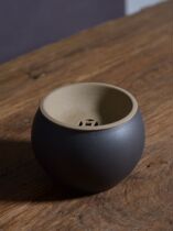 Jingdezhen antique handmade copper money Kong Jianshui Coarse Pottery Spittoon Tea Residue Fighting Kutian Tea Accessories tea Herbal Tea Accessories