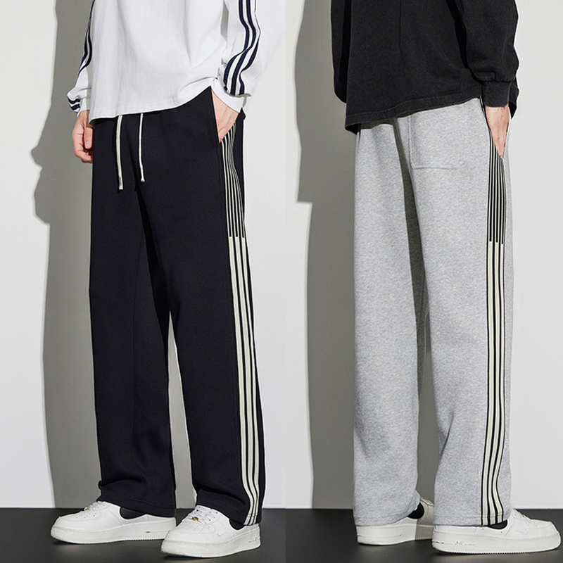 Cool and Stylish Narrow Straight-Leg Pants for Junior and Senior High School Boys, Casual Pants, Sports Pants, Youth Long Pants