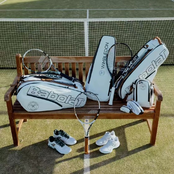 Babolat 테니스 가방 윔블던 공동 브랜드 백팩 스페셜 남성 및 여성 윌슨 배드민턴 라켓 가방