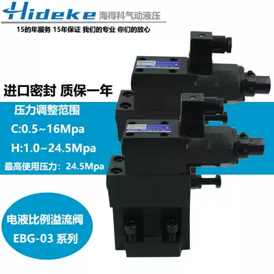 Injection molding machine proportional valve EBG-03-H-60T EBG-03-C-20 EBG-06-H-50 B EBG-06-R