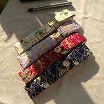  New Japanese-style pen bag pen bag single-pack literary small fresh apple apple pencil pen cover protective cover