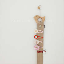 (fairy)ins Korean children's hairpin storage girl jewelry storage rope baby hair accessories finishing belt