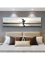 Bedside decorative painting hanging painting bedroom master bedroom hotel hanging painting modern simple horizontal style decorative painting warm love framed
