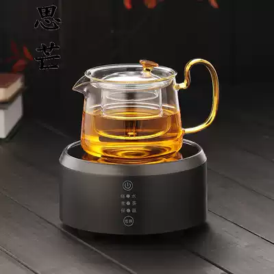 High-grade glass teapot single pot tea tea set afternoon tea transparent set high temperature resistant cooking teapot kettle home