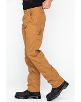 Exported to the United States original single natural line American woodworking multi-pocket micro-elastic canvas comfortable loose overalls casual pants