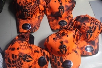 New Quip Teck Orange Python Summer Dry Anti UV Outdoor Sports Dome Short eaves Baseball Cap