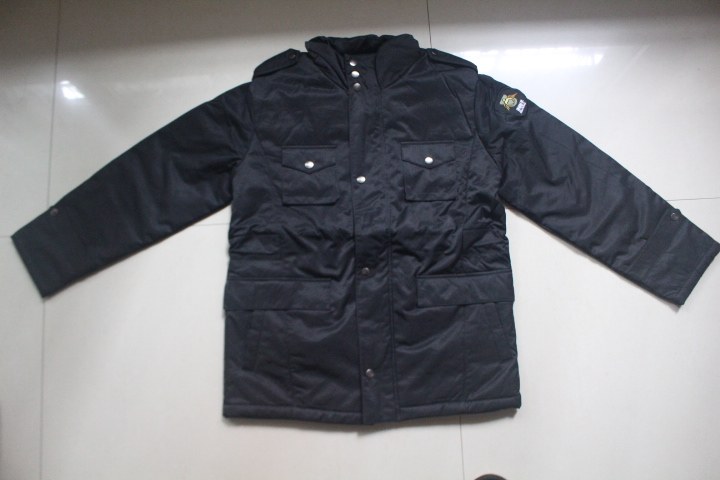 Military wind South Korea Smecta autumn and winter warm and anti-splashing black social worker Men's tooling jacket jacket coat cotton coat