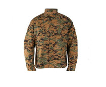 US military tactics P brand digital desert camouflage cotton polyester ACU military fans battle jacket cut mark