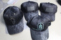 Quep Tektronix gray-black python summer quick-drying UV-proof outdoor sports fishing sun hat (27)