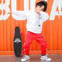 Girls Street Dance Set Autumn New Tong Long Sleeved Hip Hop Boys Sweatclothes Children Hip Hop Performance Tide