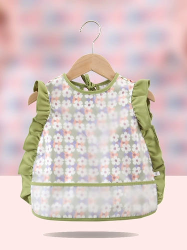 Детский летний слюнявчик, тонкий водонепроницаемый нагрудник без рукавов, анти-грязь, сзади на завязках