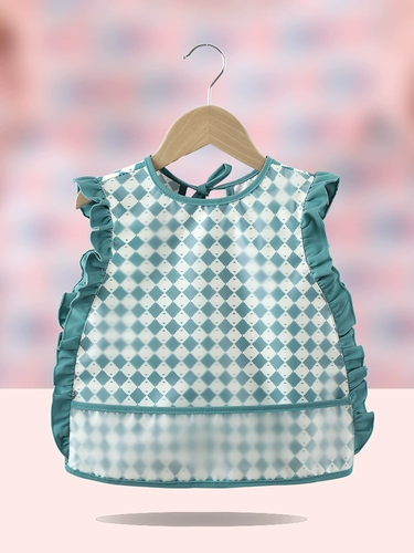 Детский летний слюнявчик, тонкий водонепроницаемый нагрудник без рукавов, анти-грязь, сзади на завязках