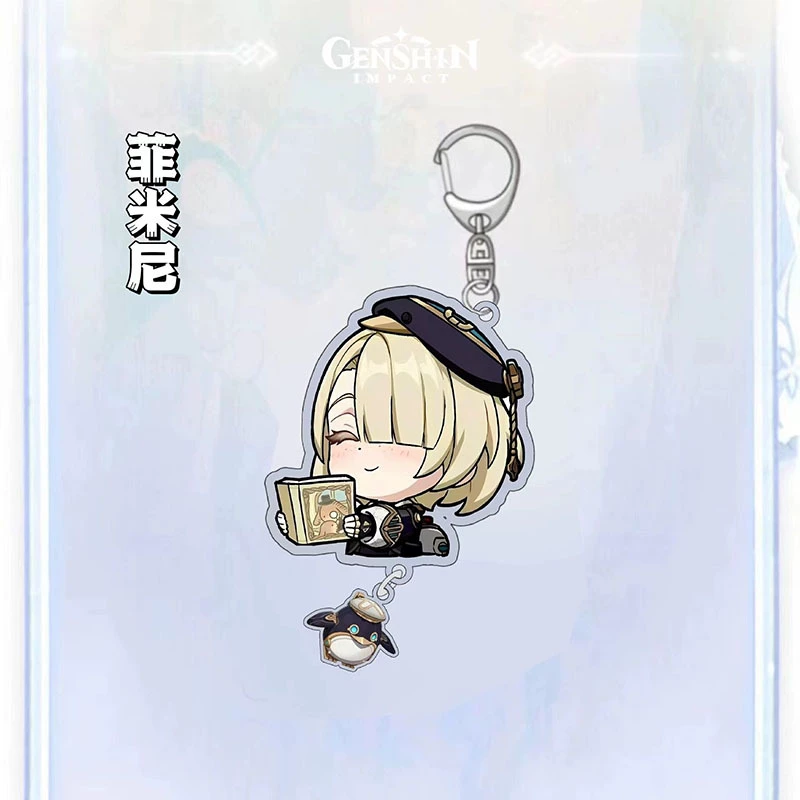 Genshin Impact, keychain, cute backpack accessory, Birthday gift