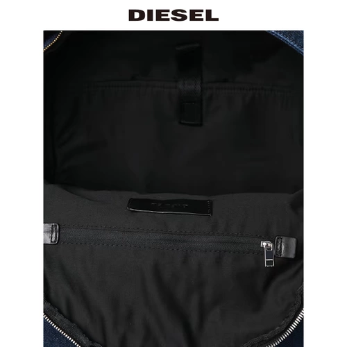 Diesel Регулируемая мужская джинсовая джинсовая сплайсинг рюкзак x07820p3905