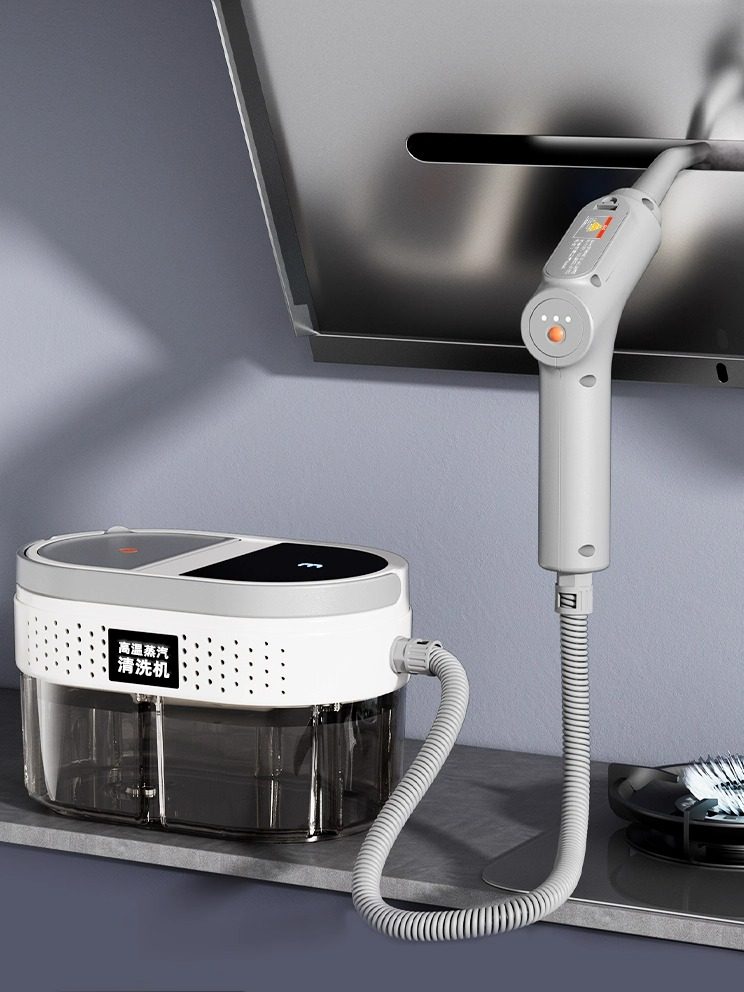 High-Temperature Steam Cleaner for Household Cleaning, Kitchen Range Hoods, Window Glass, Gas Stoves, Air Conditioners, and Grout Cleaning