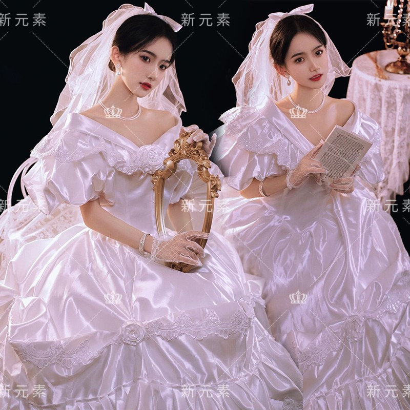  Average code+No. 44 wedding dress+veil   + $14.63 