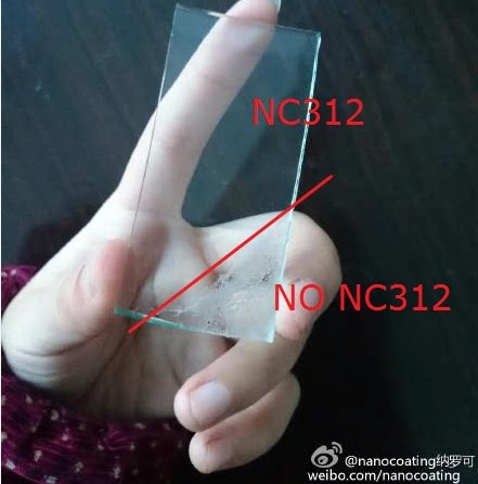 Naroco NC312C NC312G Ceramic glass Oil repellent hydrophobic scale and scrub resistant 500ml