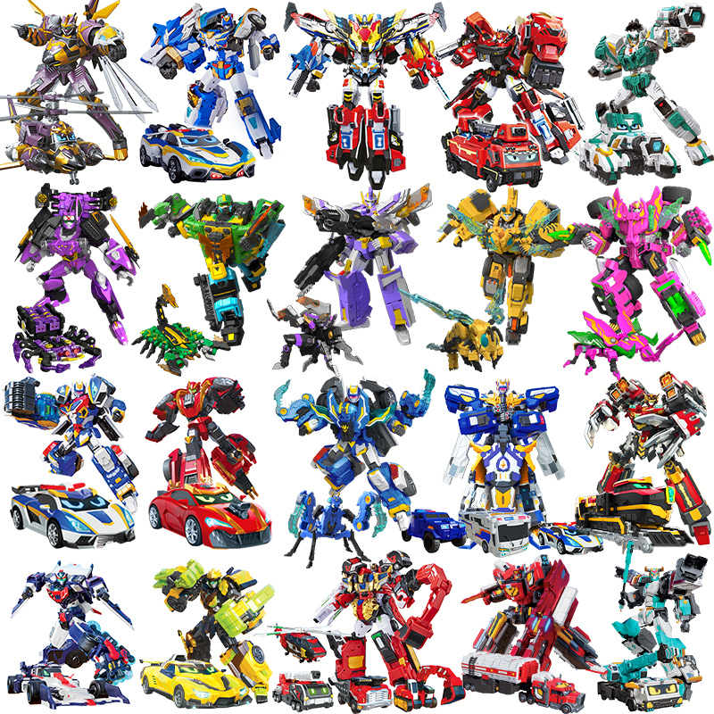 Authentic Xuanka Dou Shi 4 Xuanlan Lightning W Canglang Beast King Lie Shi Children's Transforming Toy Boy Robot Mecha