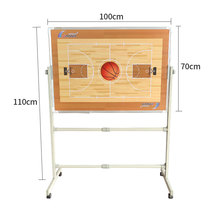 Basketball tactical board professional training writable and erasable magnetic 1m large bracket type explanation board referee coaching supplies