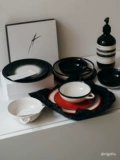 Бельгийская серакс Энн Демеумерстер сконцентрированная кофейная чашка диск керамика темно -черная чашка тяги