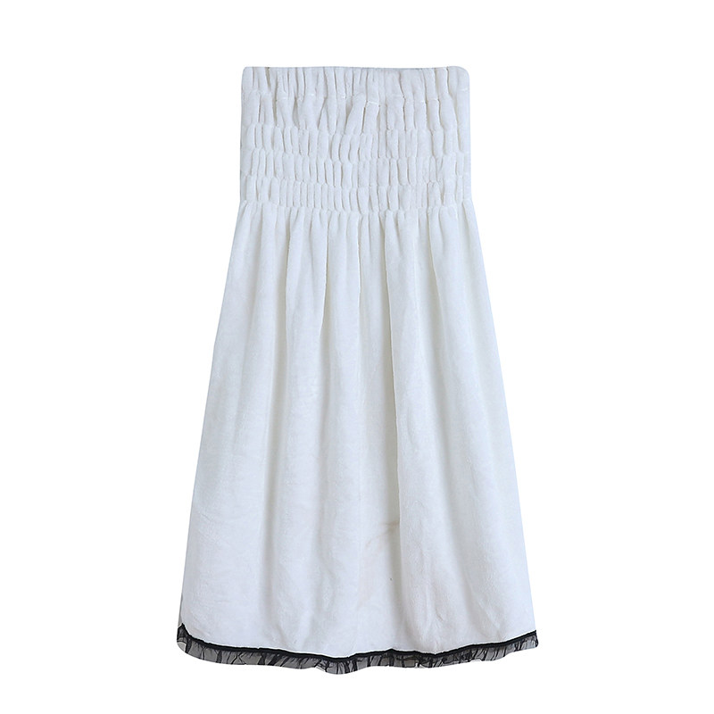 Трансграничная торговля, демисезонный сексуальный фланелевый топ без лямок, банный халат 