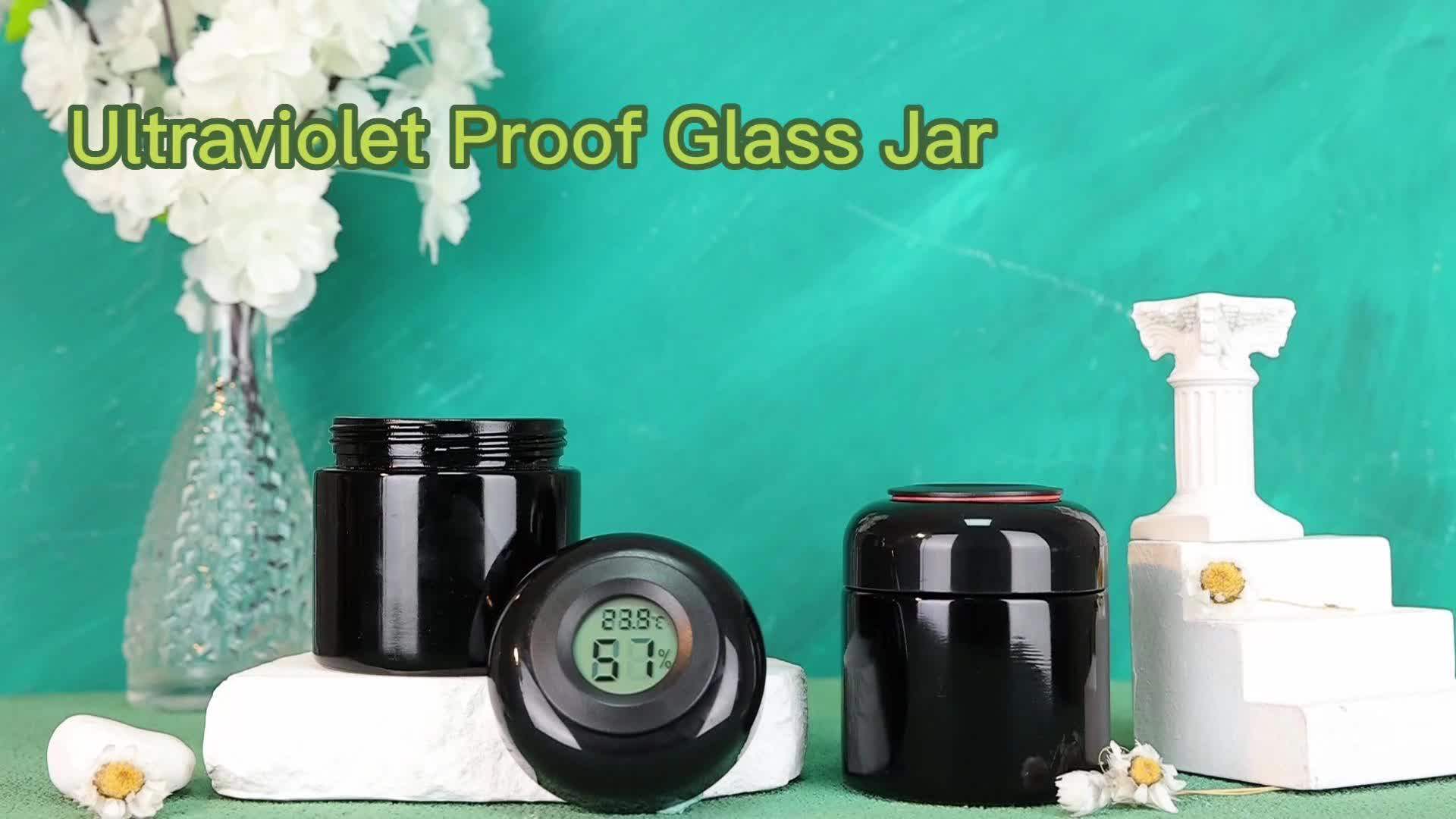 Large 120 250 500 1000 Ml 4 Oz Big Premium Air Tight Smell Proof Uv