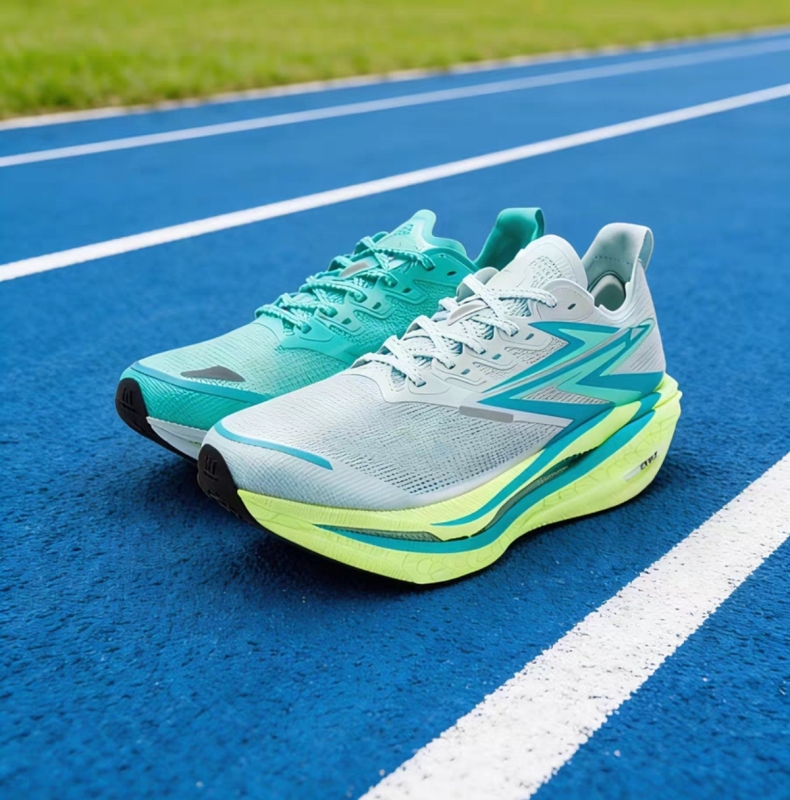 361 Feiran 4.5 Healing Green Earth Day Full-Length Carbon Plate Running Shoes for Marathon Racing