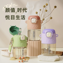 Seigssee ppsu straw cup grown-up childrens water cup maternal girl high face value summer large capacity mug