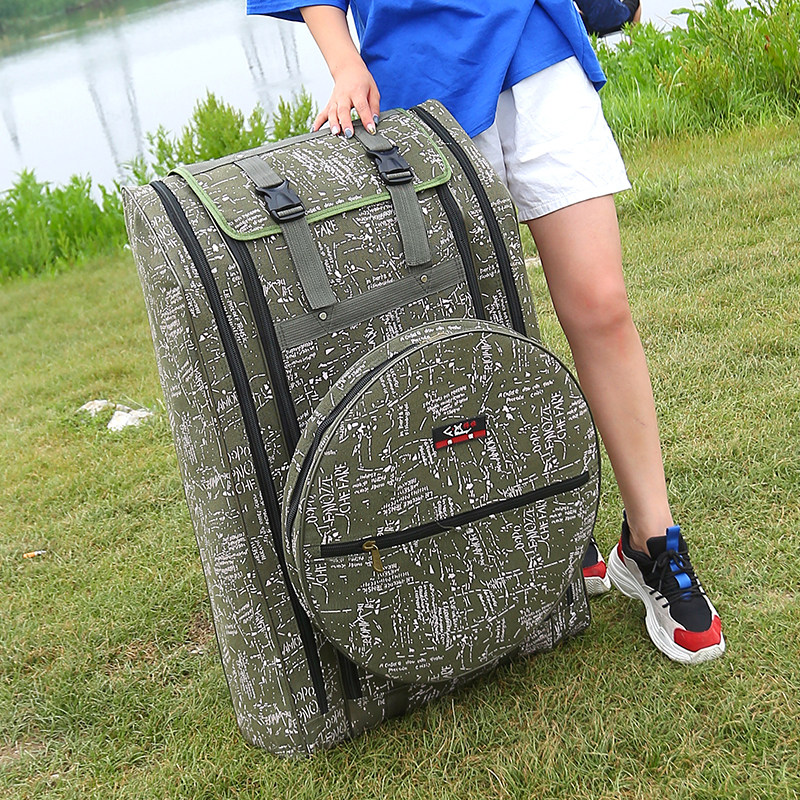 Fish Bag Tete Price Fishing Rod Bag Light Poop Type Clear Cabin Crochet Hook Fish With Bag Handling Double Shoulder Bag Widening Fishing Chair Bag Hard Shell