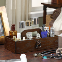 Creative Plaid tissue box ornaments Nordic living room coffee table desktop drawing box orange light luxury remote control storage box