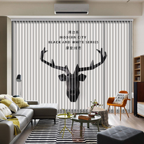 Liyang aluminum alloy vertical Louver Curtain shading sunscreen insulation living room bedroom vertical office balcony curtain