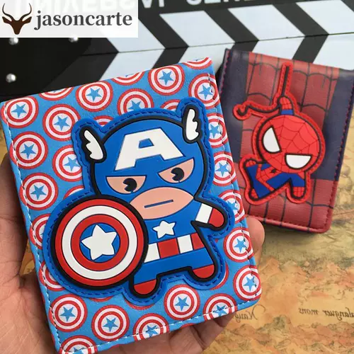 Мужской мультяшный короткий детский милый бумажник