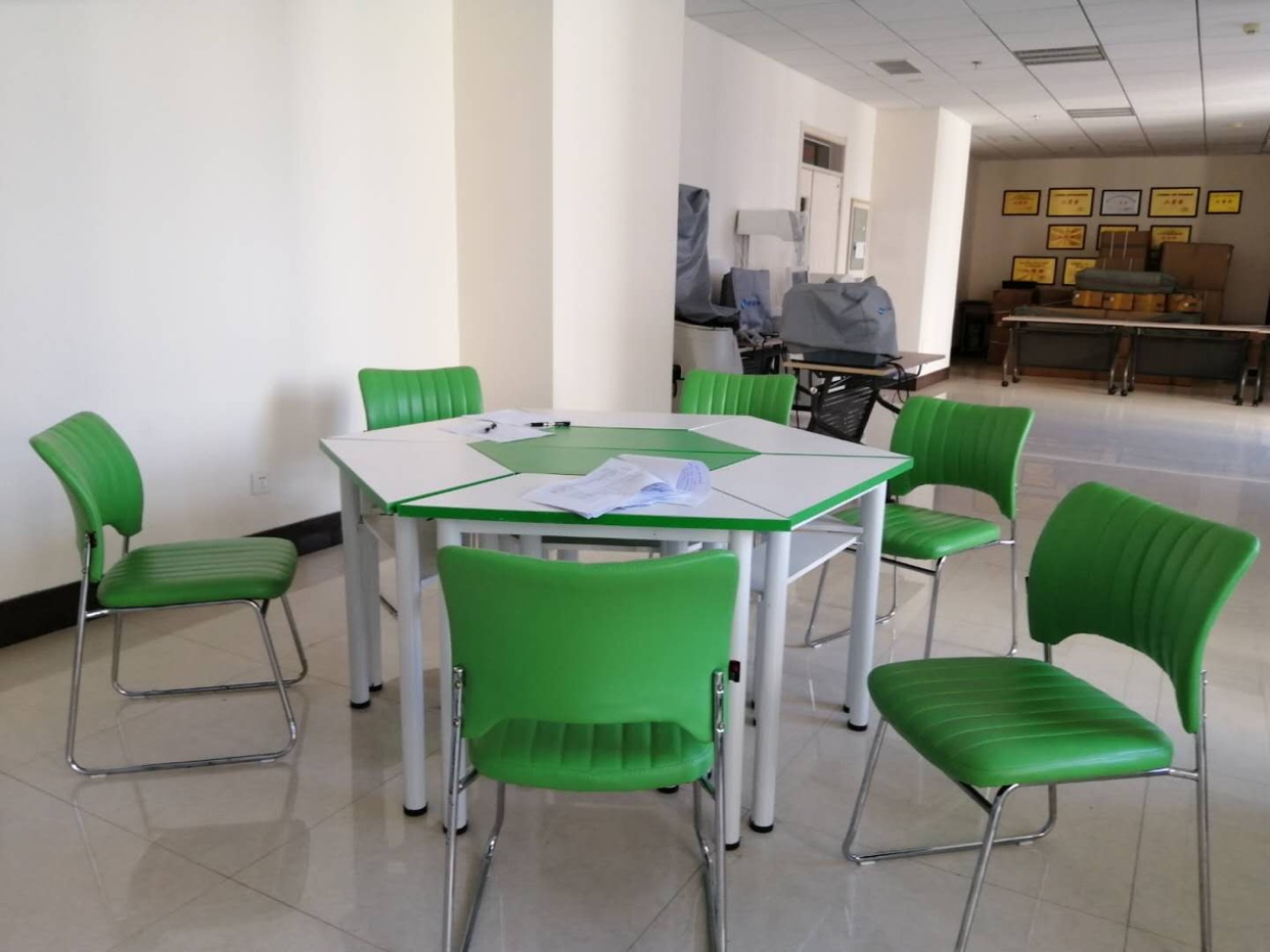 Splicing Trapezoidal Training Table Free Combination Group Tutoring Table Middle School Students Class Table And Chairs Toddler Child Care Class Table And Chairs