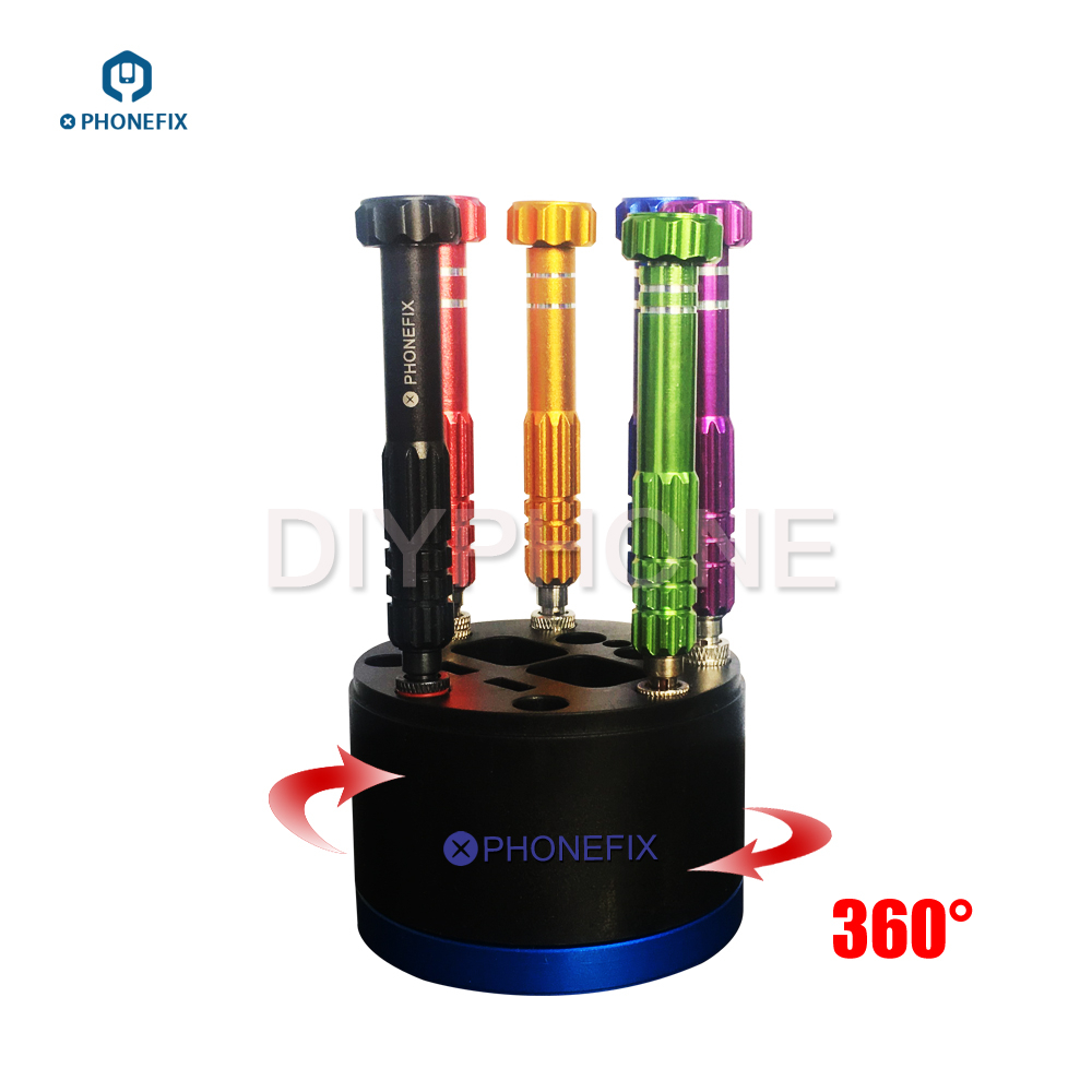 Horse Garden Screwdriver Containing box Mobile phone Repair Knife Tool Table Top Table Finishing Containing Box Swivel Round Case