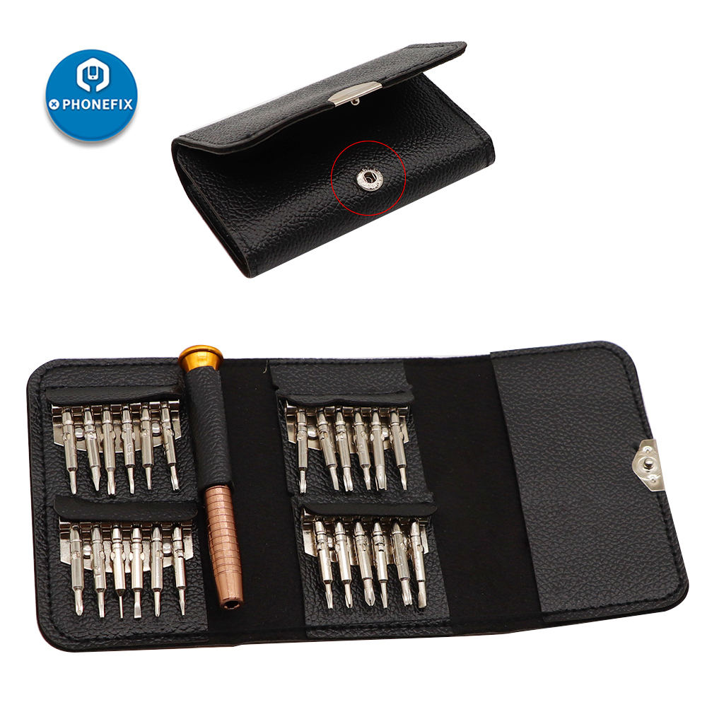 Multi-function screwdriver set suitable for Apple Android mobile phone disassembly repair tool kit 25 in one tool kit