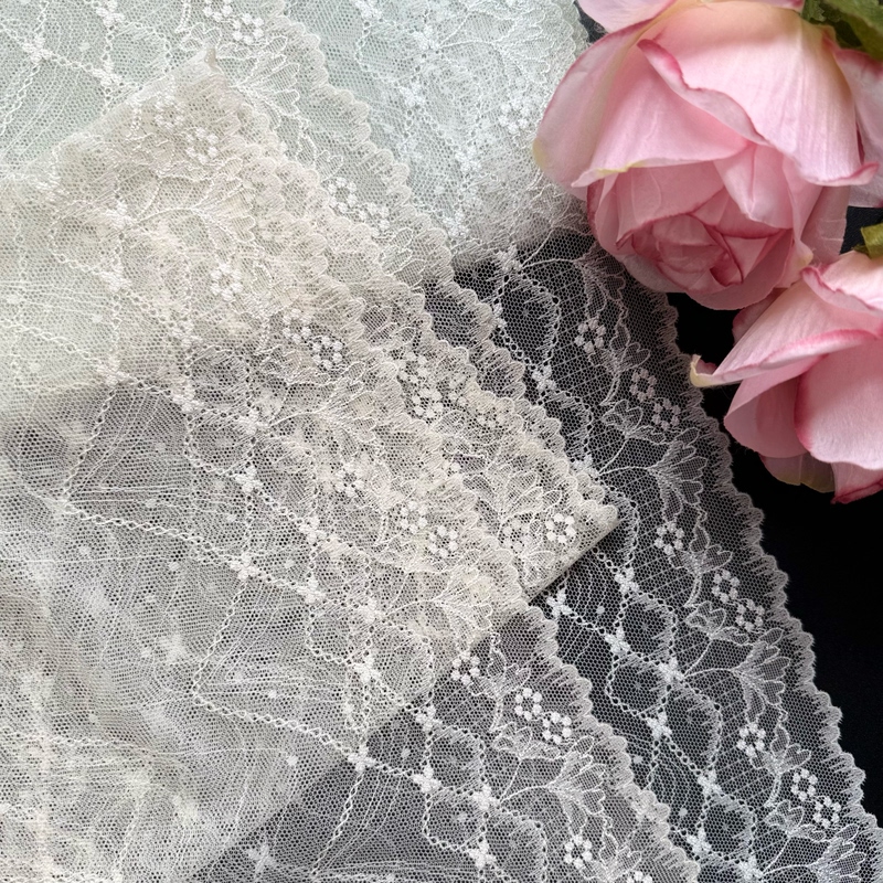 Foreign Single 3-Color Fairy Bead Chain Flower Cut Out Elastic Lace DIY Baby Clothes Hair Accessories Intimates Splicing Lace Accessories Foreign Single 3-Color Fairy Bead Chain Flower Cut Out Elastic Lace DIY Baby Clothes Hair Accessories Intimates Splicing Lace Accessories