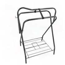 Saddle rack horse equipment all-iron pipe rack set movable folding display rack saddle equipment equestrian supplies saddle rack