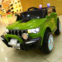 Childrens electric car 4-wheel oversized off-road four-wheel baby Electric Car childrens toy four-wheel drive remote control can sit