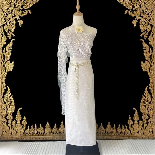 Yunnan Xishuangbanna Dai Ethnic Clothing for Women, Suitable for Travel, Photography, Performance, Dance, Photo Studio, Thai-Style Dai Clothing Set, Plus Size