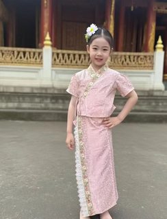 新款西双版纳傣族服装女童套装儿童民族风服装旅游裙子泼水节演出