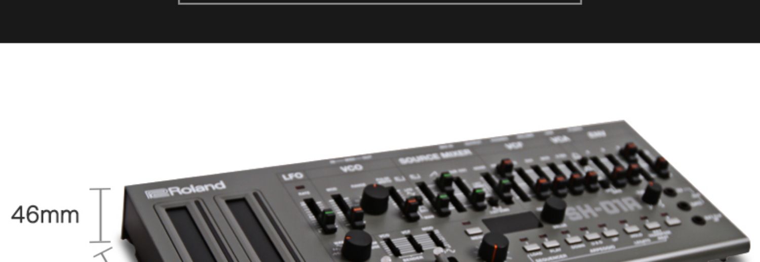 Bộ tổng hợp Roland Roland SH-01A Bộ tổng hợp tương tự Cửa hàng tái bản Roland SH-101 - Bộ tổng hợp điện tử đàn piano điện casio