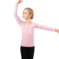 Childrens dance clothes for girls spring and summer ethnic dance toddlers long-sleeved body costumes performance practice carrot pants suit