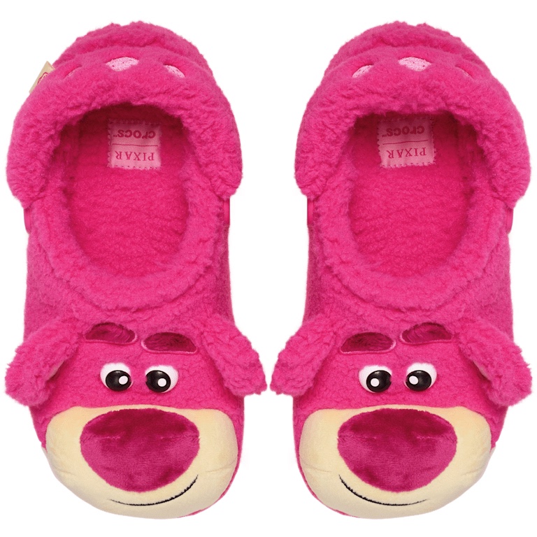Authentic Crocs Strawberry Bear Clogs Shipped Directly from Korea, Classic Strawberry Bear Warm Cotton Clogs | 211758