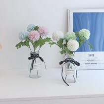 Fake Flower Emulation Flower Living-room Bedroom Decorated Dandelion Pendulum Piece Bedroom Tea Table Flower Pendulum Flower Arrangement Furnishing