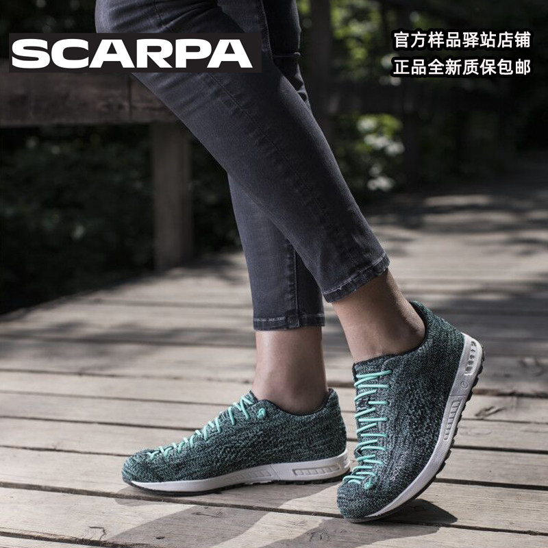 SCARPA Sikcapa Mogi Knitted Version Breathable for Men and Women Outdoor V Bottom Leisure Little White Shoe Scarpa 32700