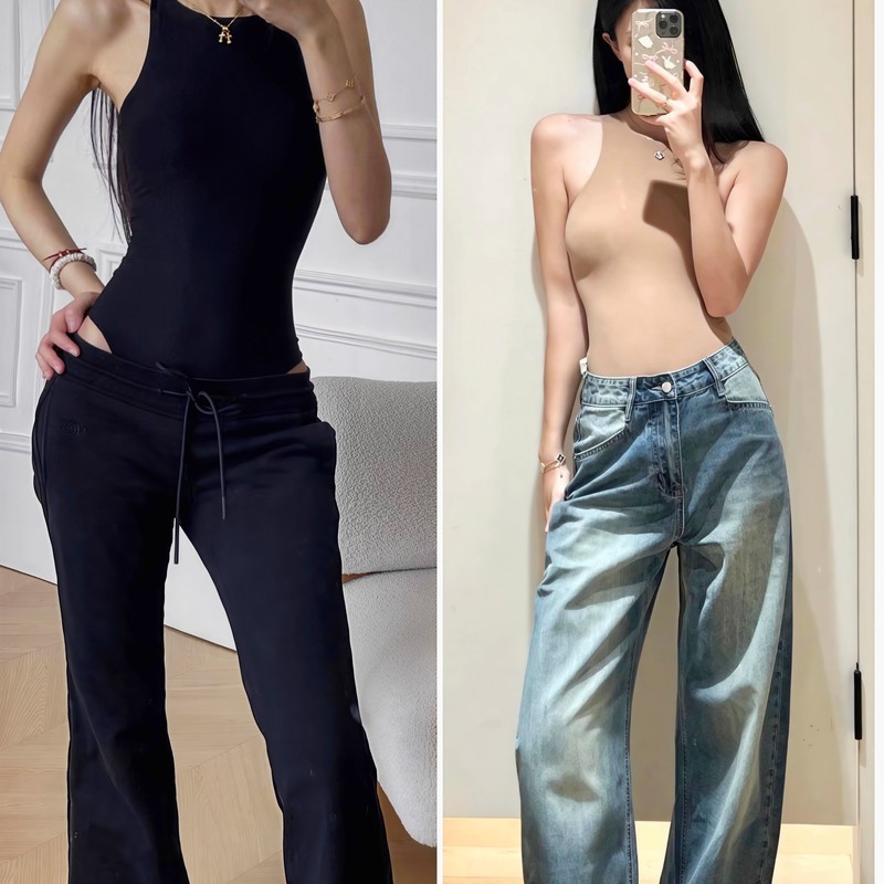 Skims Kim Kardashian Alternative Sexy Tight-Fitting Bodysuit Three-Dimensional Base Layer Skims Kim Kardashian Alternative Sexy Tight-Fitting Bodysuit Three-Dimensional Base Layer