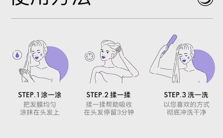 Маска для волос/инвертированный мембраны/выпекать масляный крем 日本moist diane黛丝恩夜间修护发膜滋润保湿染烫受损毛躁摩洛哥