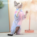 Momo Pet Cat Одежда осенью и зимой, теплая безволочная одежда для кошачьего кошачья, серебряная лиса бархат четырех