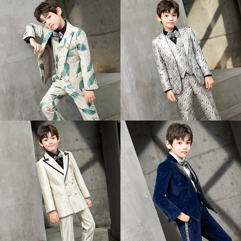 (Explosive special price clearance) children's suit boys catwalk performance dress small suit piano host performance clothing